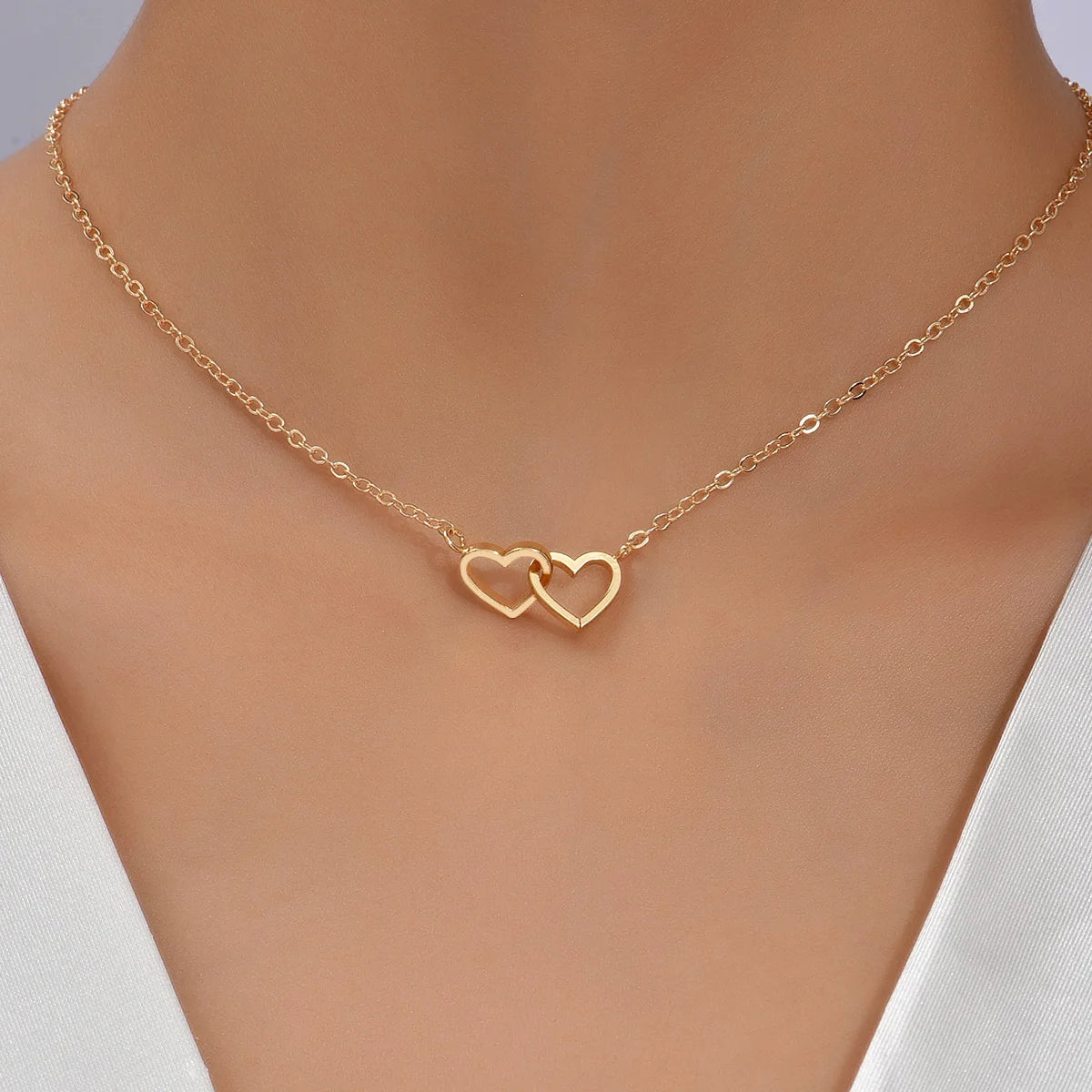 Dual Hearts Necklace